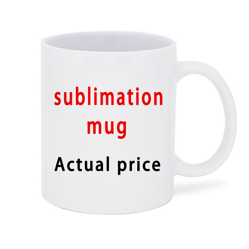 Factory wholesale  11oz ceramics mug  sublimation blank mug logo printed coffee cups white sublimation coating mugs