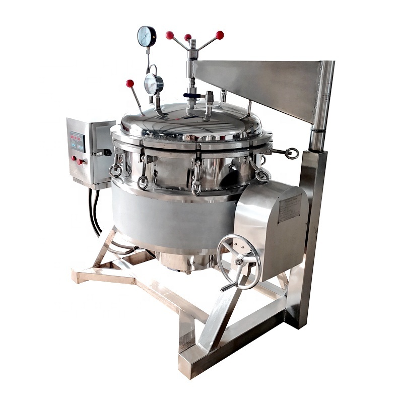 XINLONGJIA Tilting Soup Boiling Cooking Jacketed Kettle/Industrial 100-600 Liters Marmita Meat Jam Cooker