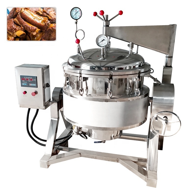 XINLONGJIA Tilting Soup Boiling Cooking Jacketed Kettle/Industrial 100-600 Liters Marmita Meat Jam Cooker