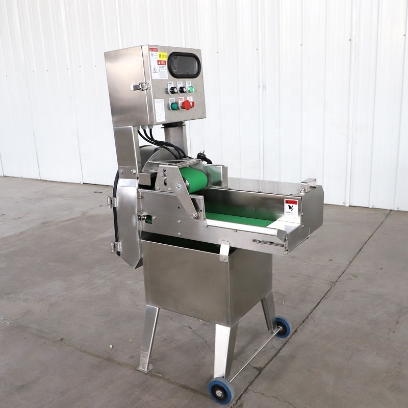 Automatic Green Leaf Vegetable Cutter Vegetable Processing Machines Okra Cucumber Lettuce Chopper Cutting Machine