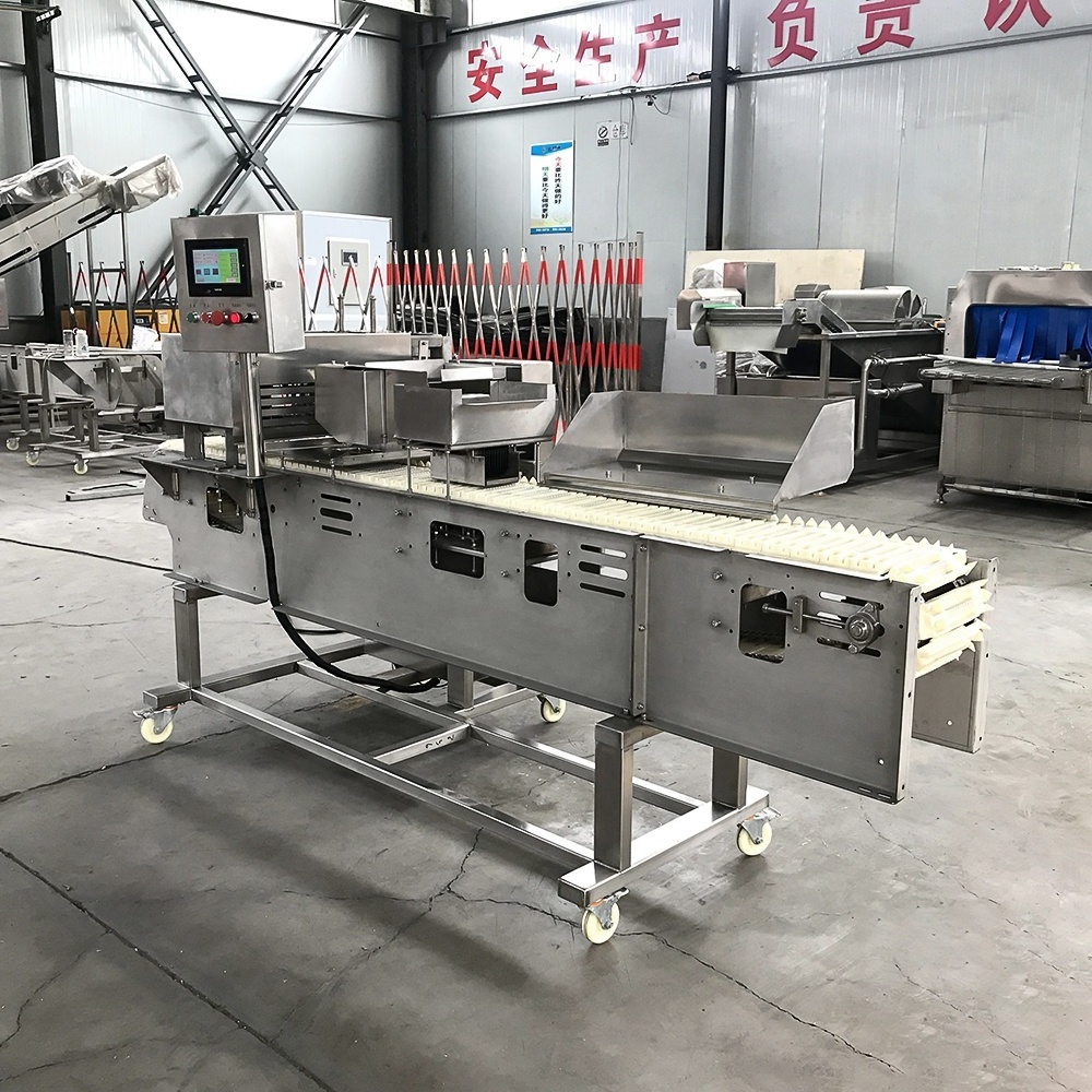 Stainless Steel Beef  Meat  Kabab Maker Automatic BBQ Meat Skewer Machine Industrial Kebab Skewer Machine