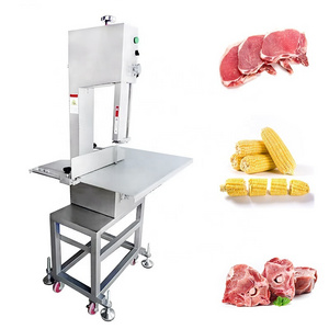 Commercial Fish Cut Machine Meat Bone Saw Machine Band Saw Frozen Fish Meat Bone Cutting Machine Saw