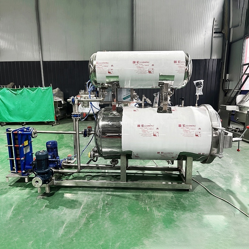 Industrial Food Sterilizer Autoclave/Retort Machine for Glass Jars Tin Can Retort Sterilizer Autoclave Steam Sterilizer