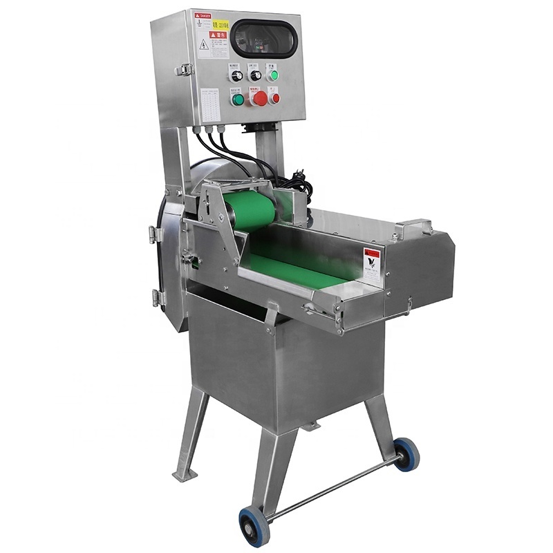 Automatic Green Leaf Vegetable Cutter Vegetable Processing Machines Okra Cucumber Lettuce Chopper Cutting Machine