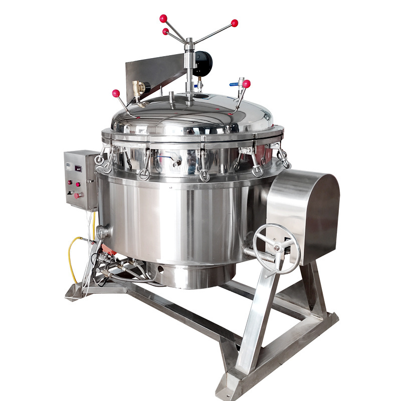 XINLONGJIA Tilting Soup Boiling Cooking Jacketed Kettle/Industrial 100-600 Liters Marmita Meat Jam Cooker