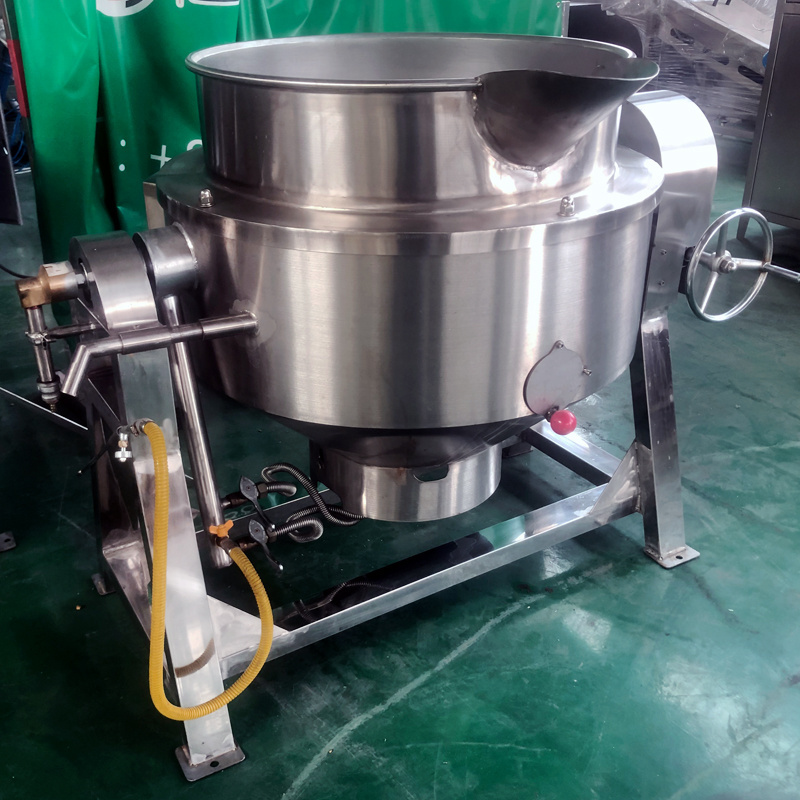 Industrial Strawberry Jam Cooking Pot Gas Cooking Kettle Jacketed Cooking Kettle Double Jacketed Kettle