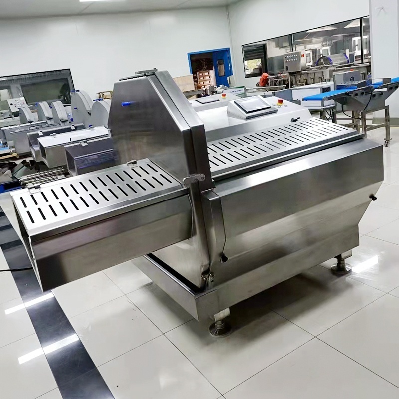 Automatic Frozen Meat Slice Slicer Mutton Beef Roll Cutter Machine Bacon Frozen Meat Slicer Cutting Machine