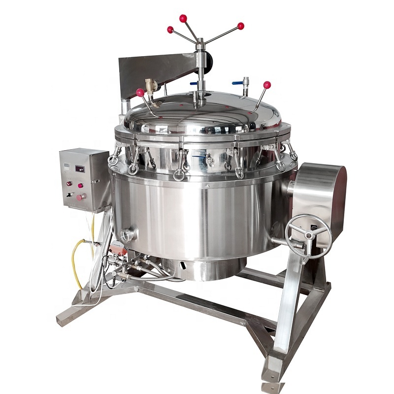 XINLONGJIA Tilting Soup Boiling Cooking Jacketed Kettle/Industrial 100-600 Liters Marmita Meat Jam Cooker