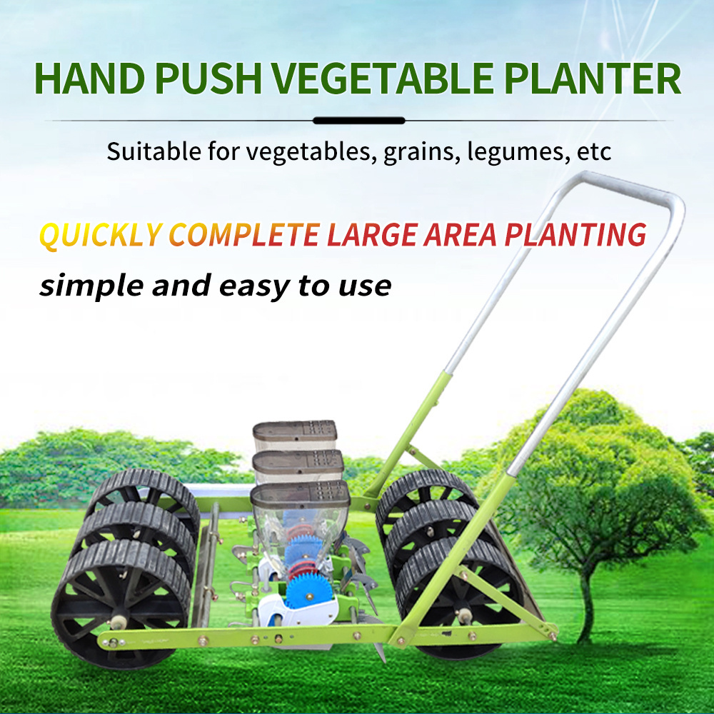 searea widely use hand push onion planter carrot seeding machine vegetable seed plant machine