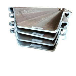 Factory price cold formed Z type and U type metal sheet piling steel sheet pile for sale