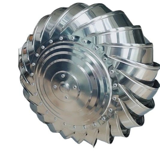 New type hydroponic agriculture Stainless steel roofing unpowered fan