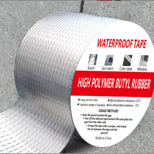 Waterproof sealing and leak repair butyl tape for outdoor roof pool balcony glass water pipe mouth, etc