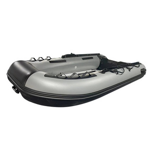 Hot Selling Big Space Fishing Boat 3 Meters 4 Persons Inflatable Rowing Boat with Aluminum Hull