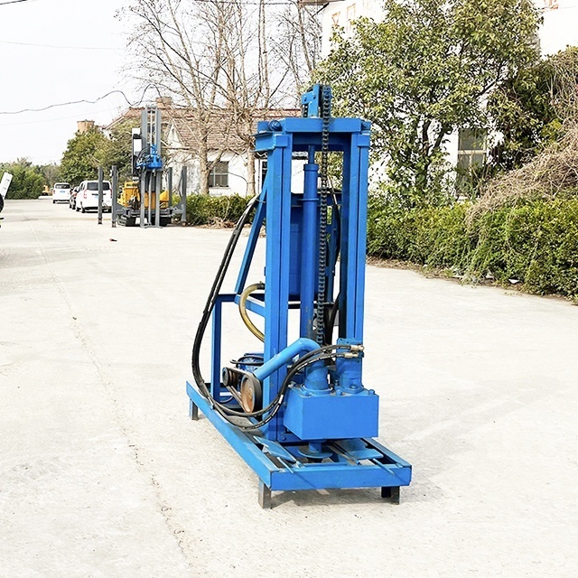 Farm portable 130m deep small bore rotary electric water well drilling rig for sale