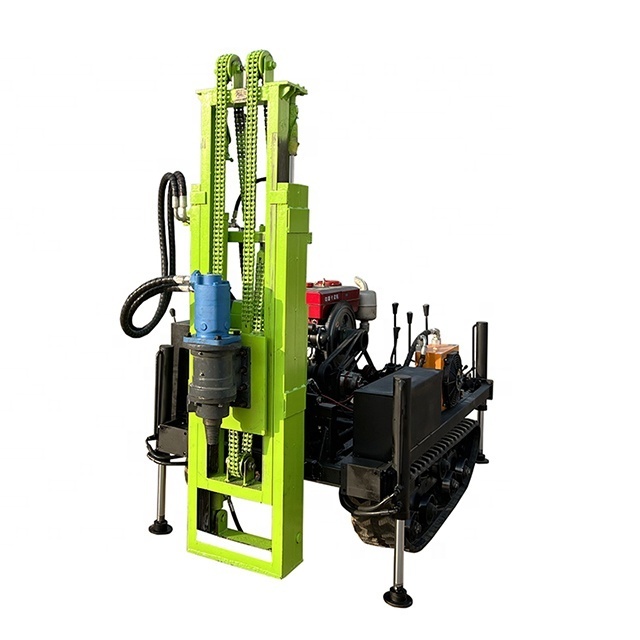 Portable Italy mining hydraulic crawler blasting water well small dth air drilling rig