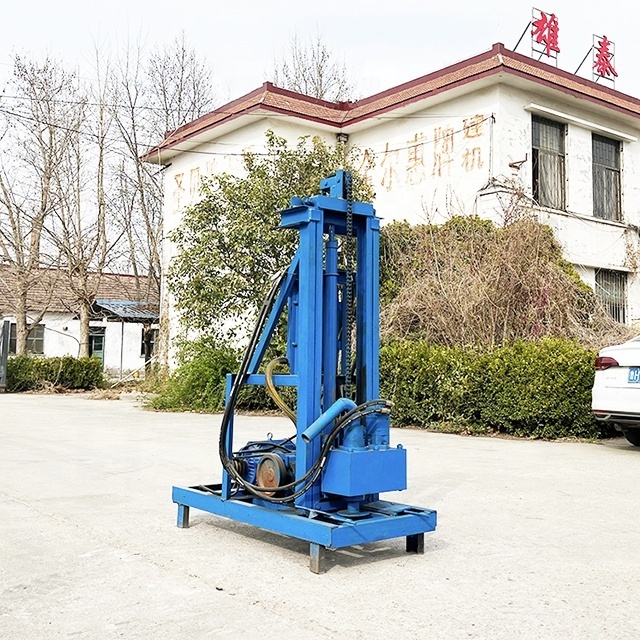 Farm portable 130m deep small bore rotary electric water well drilling rig for sale