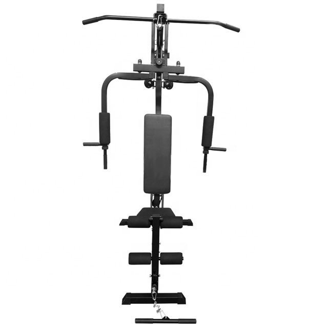 Home Use Fitness Multi Trainer Pin Selected Loaded High and Low Lat Pull down Chest Press Multi Functional Machine