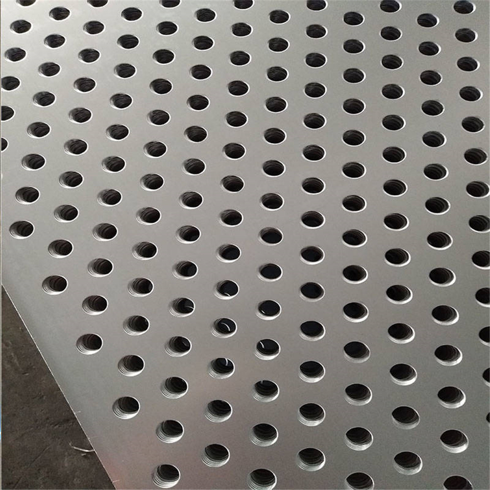 1.2mm hole diameter stainless steel 304 sheet punched stainless steel perforated sheet