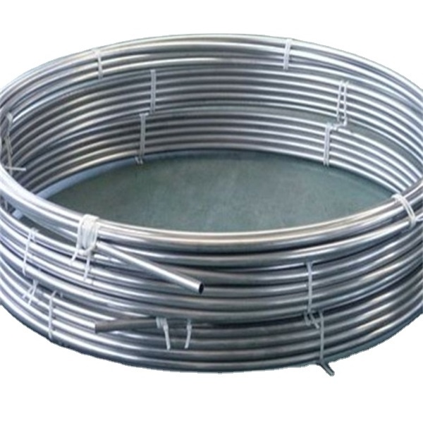 304 316 201 316l Seamless stainless Steel pipe coil Coiled heat exchanger Tube