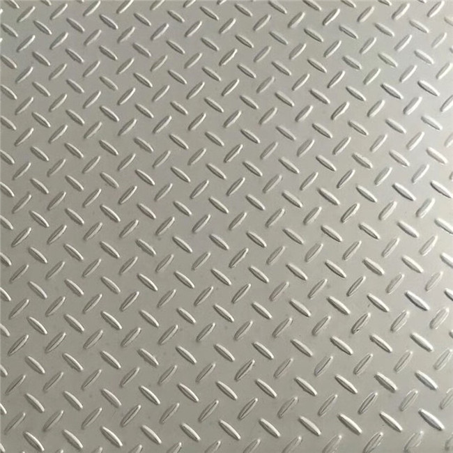 SS304 Embossed Stainless Steel Checkered Plate 304 Stainless Steel Sheet