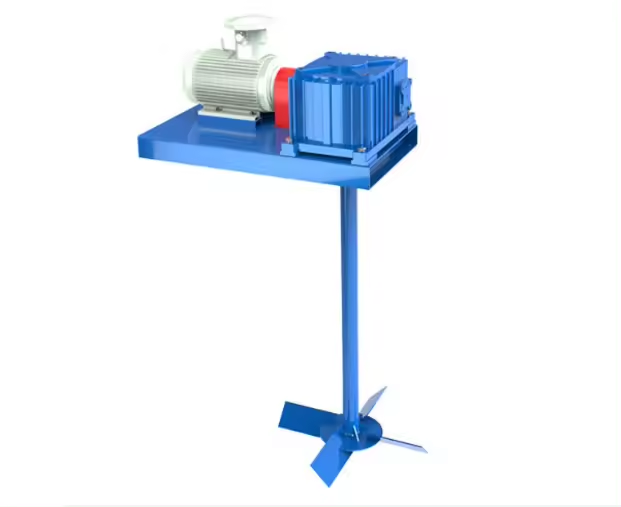 Oil field drilling mud tank agitator for oil mud