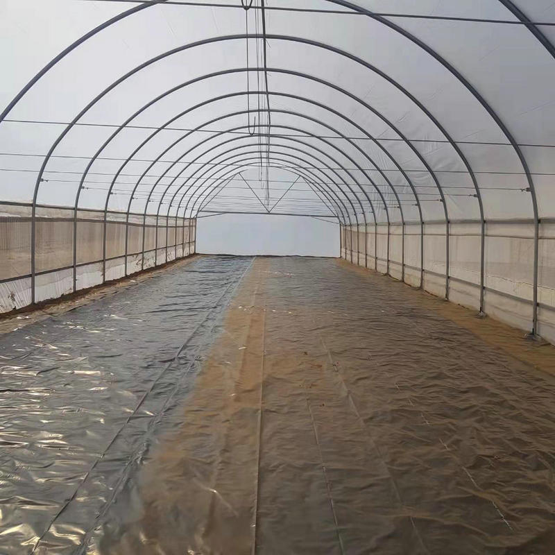 Agricultural tunnel greenhouse thermal blanket