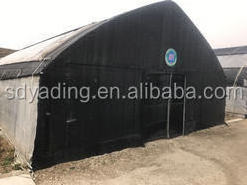 large size agriculture shade net tunnel mushroom growing green house