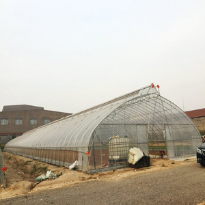 Agricultural tunnel greenhouse thermal blanket