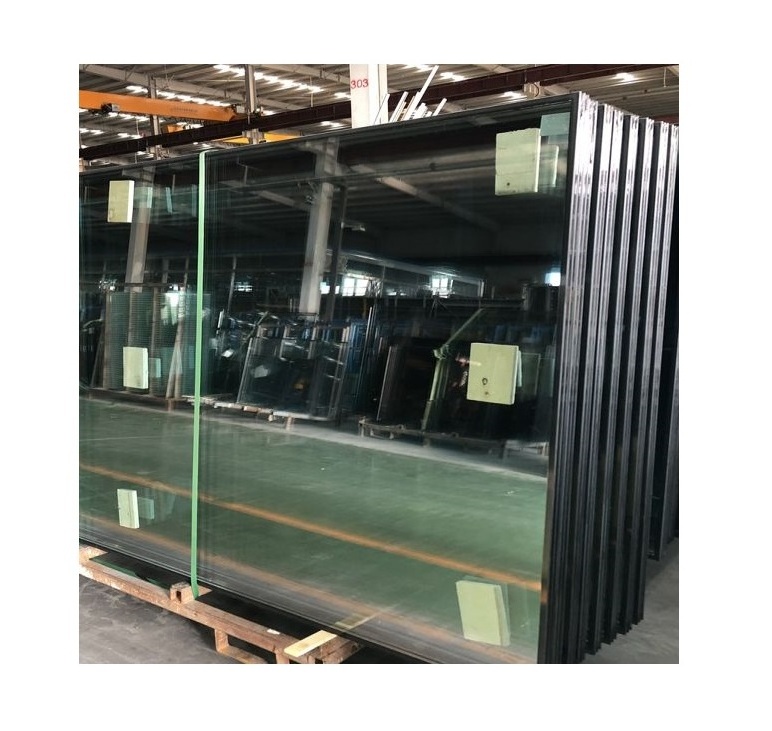 glass factory low-e window glass panels 12mm tempered double glazing IGU panel price  insulated glass