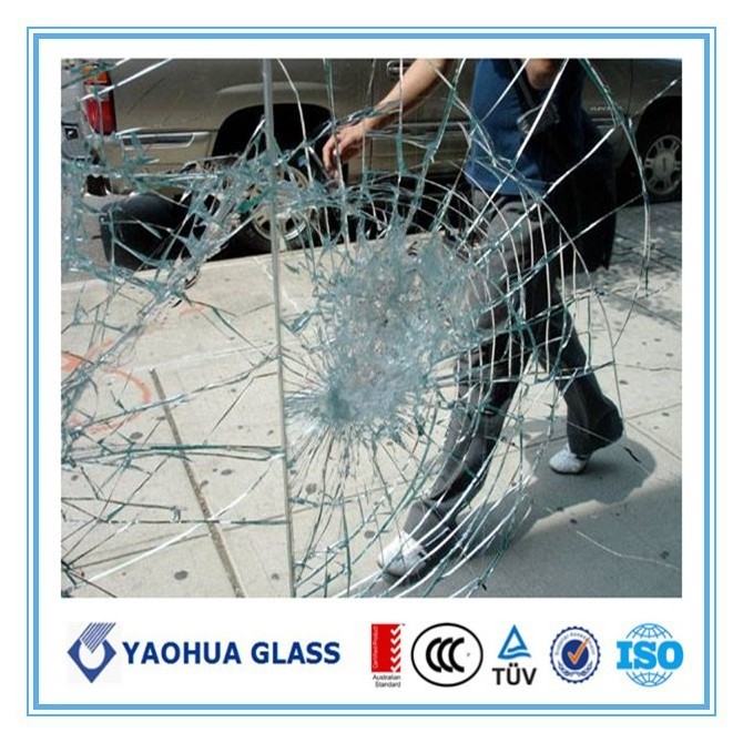 8mm bulletproof car glass price tempered laminated glass price