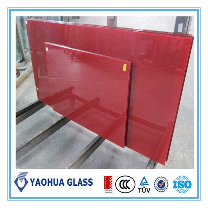 High Quality 12mm Ceramic Frit Glass, Enameled Glass, Silk Printed Glass