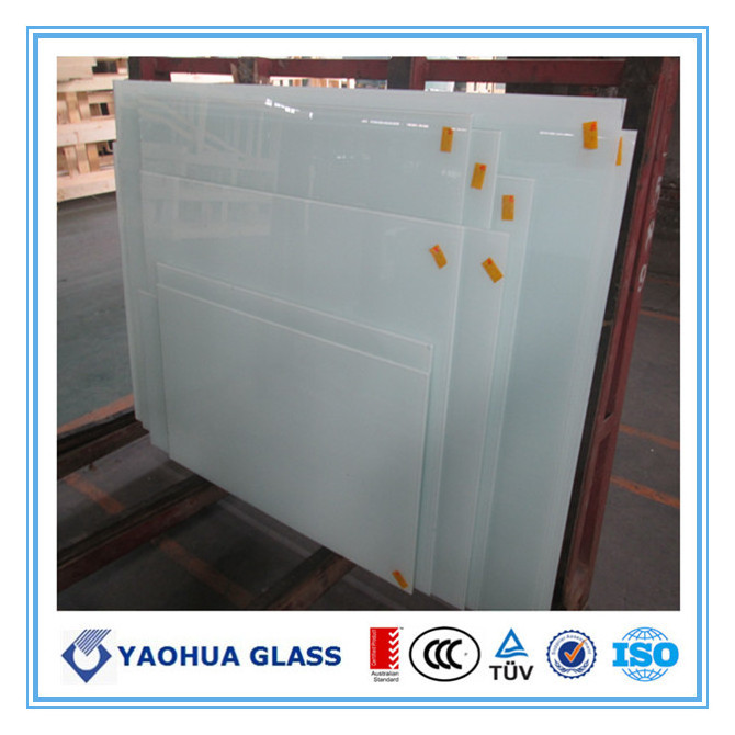 High Quality 12mm Ceramic Frit Glass, Enameled Glass, Silk Printed Glass