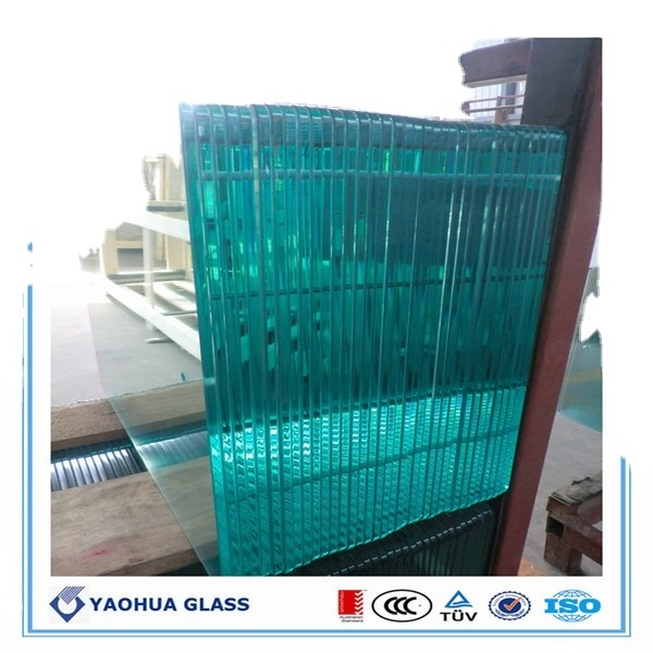 ultra clear glass green film silk screen curved glass aquarium