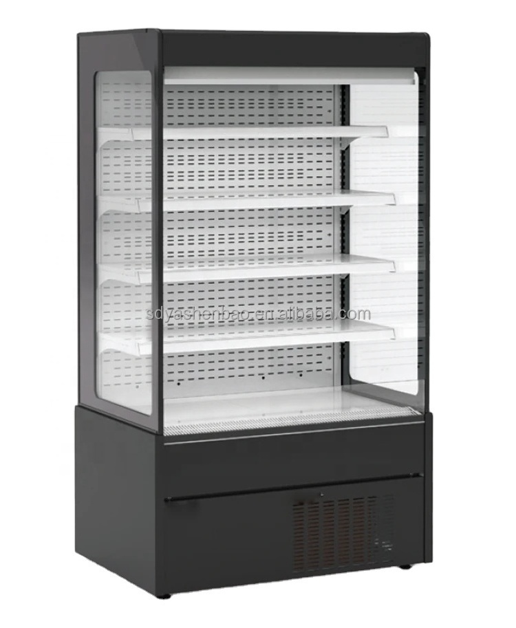 import  compressor  horizontal air curtain merchandiser with LED lighting