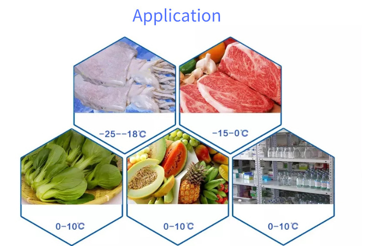 Arsenbo Supermarket Refrigerated Fruit Vegetable Display Open Chiller Fridge Showcase Multideck Refrigerator