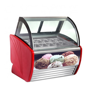 Luxury Commercial Table Top gelato freezer  mini Ice Cream Display Freezer