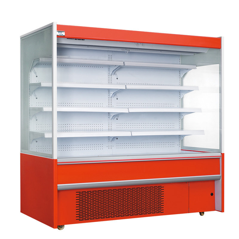 import  compressor  horizontal air curtain merchandiser with LED lighting