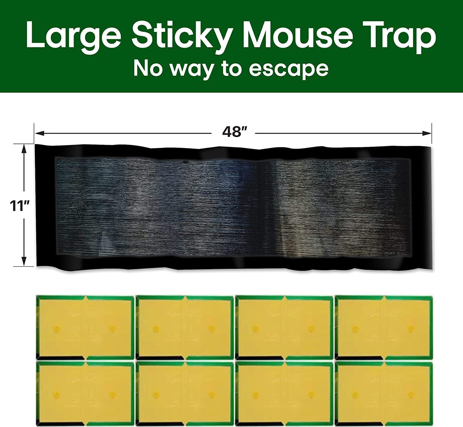 Factory Wholesale Large Mouse Rat Sticker Board Super Sticky Glue Mousetrap Heavy Mice