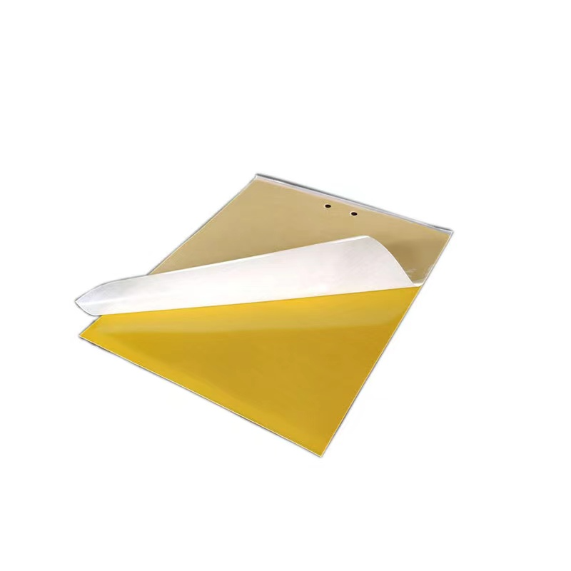 Double Coated Yellow Sticky Flying Insect Glue Trap for Flying Plant Insects Fungus Gnats Aphids Whiteflies Leafminer