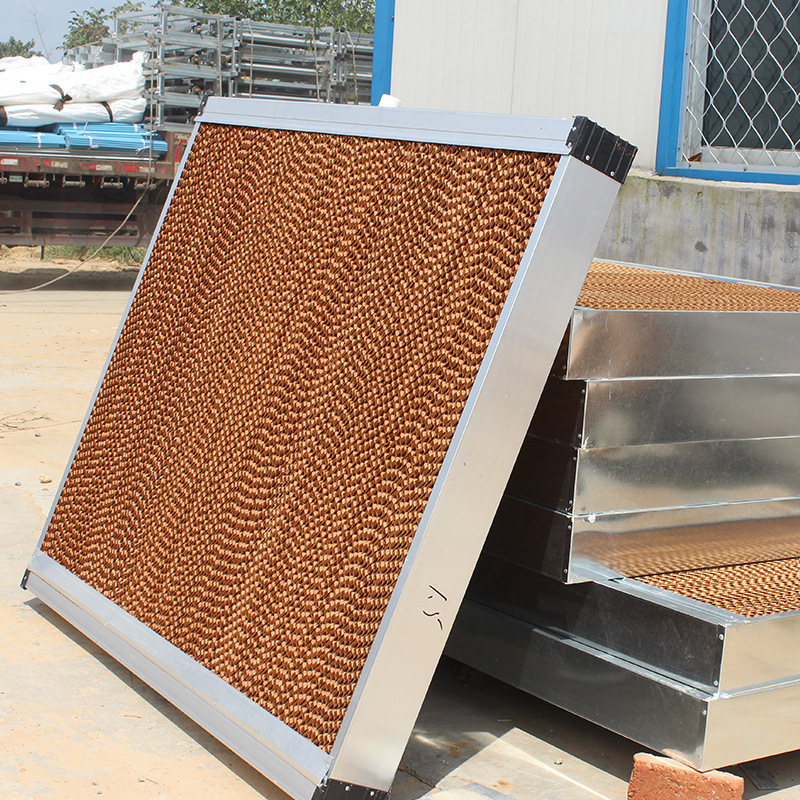 Energy Saving Cellulose Honeycomb Evaporative Cooling Pad for Agriculture Greenhouse Air Ventilation Water Cooling