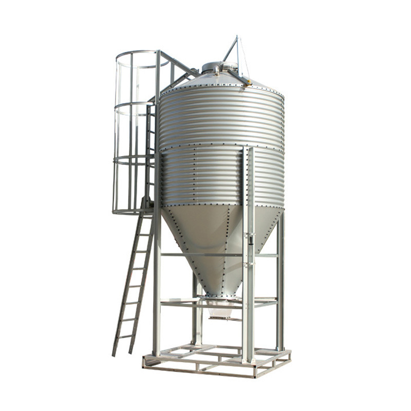 Sale Silos 200 Ton Grain Bin Silo With Ventilation Feed Silos