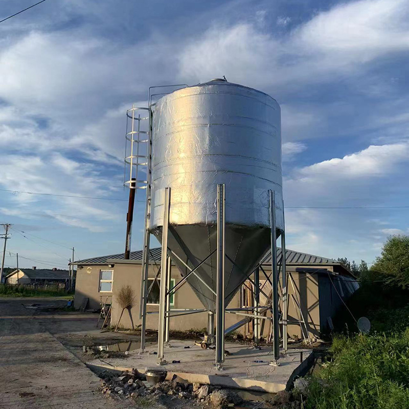 Sale Silos 200 Ton Grain Bin Silo With Ventilation Feed Silos