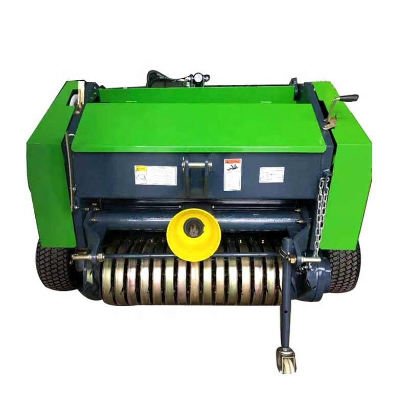 Farm machinery hay baler PTO driven mini round hay straw baler machine for tractors