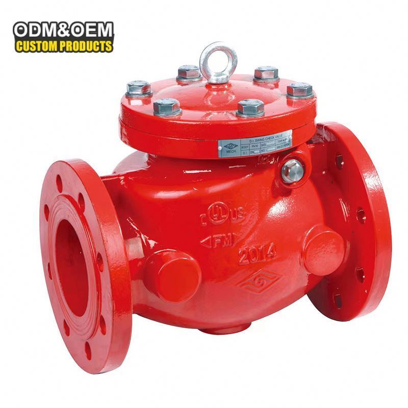 6V Metal Water Media Electric Actuator Sluice Flanged type Swing Check Valve