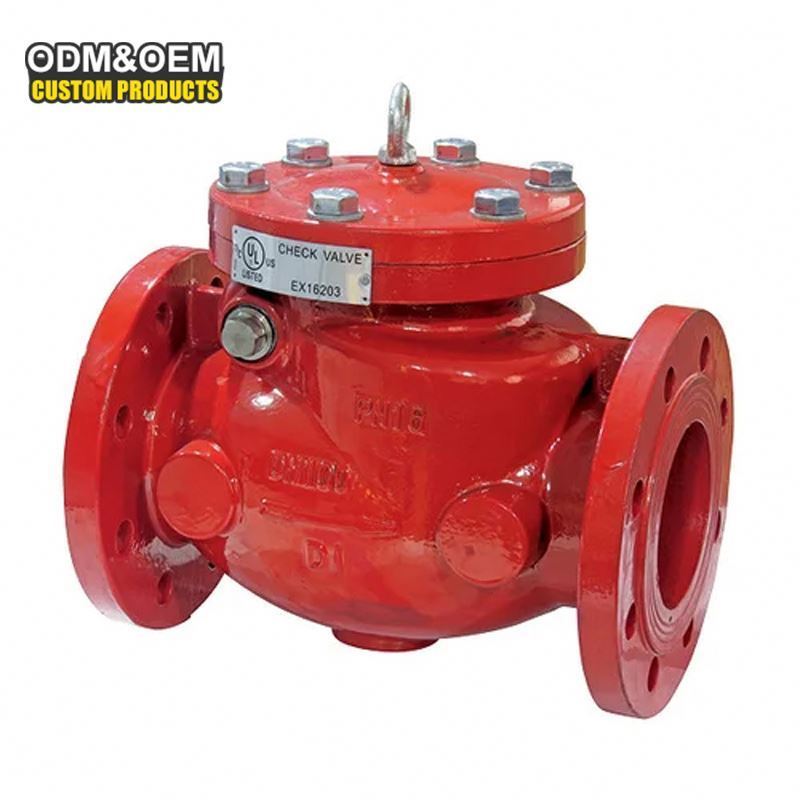 6V Metal Water Media Electric Actuator Sluice Flanged type Swing Check Valve