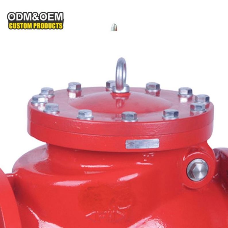 6V Metal Water Media Electric Actuator Sluice Flanged type Swing Check Valve