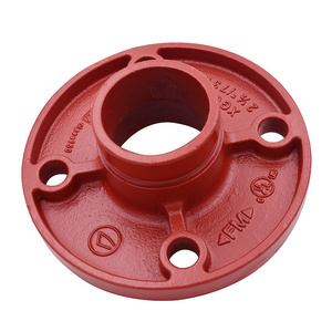 China Factory Sale OEM Industrial equipment accessories Ductile iron grooved pipe fittings Flange