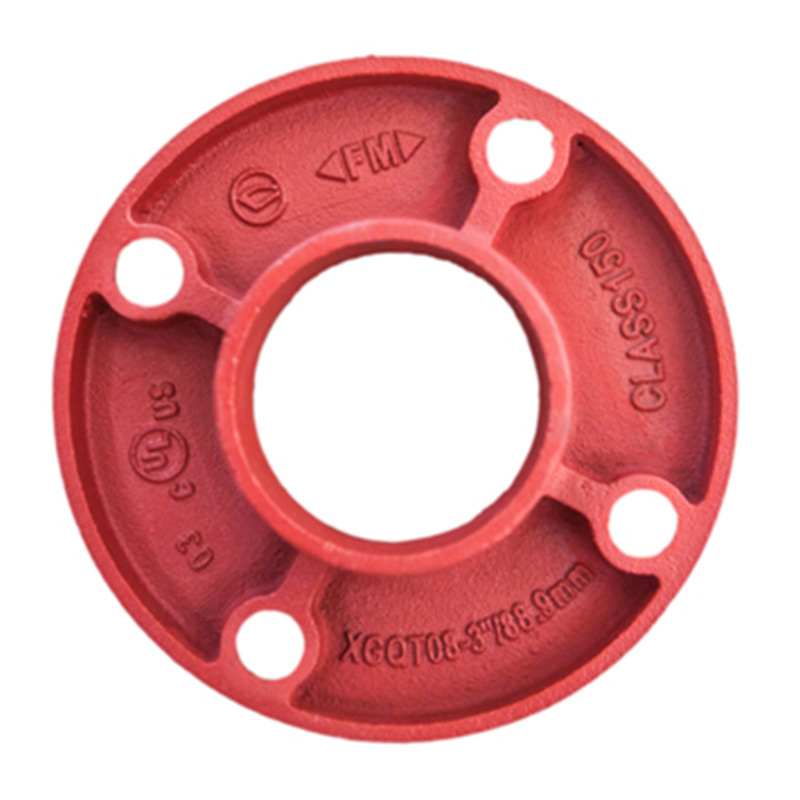 China Factory Sale OEM Industrial equipment accessories Ductile iron grooved pipe fittings Flange