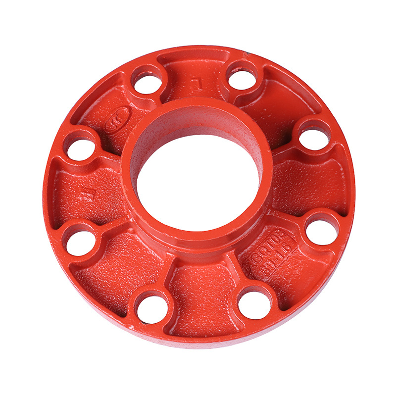 China Factory Sale OEM Industrial equipment accessories Ductile iron grooved pipe fittings Flange