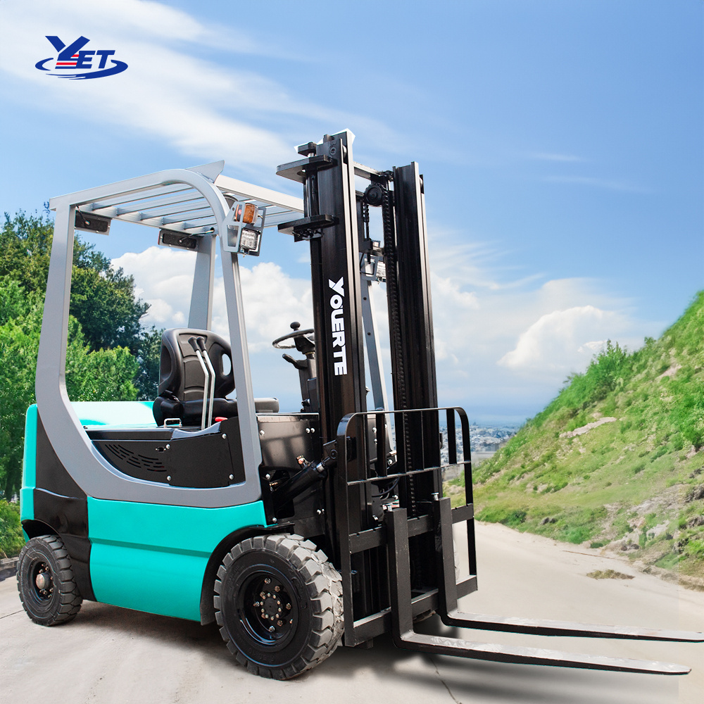 China gasoline lpg forklift manufacturer 1ton 3 ton mini electric forklift for warehouse sale